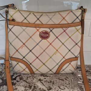 Coach Tattersall Plaid F21904 Crossbody Handbag‎
